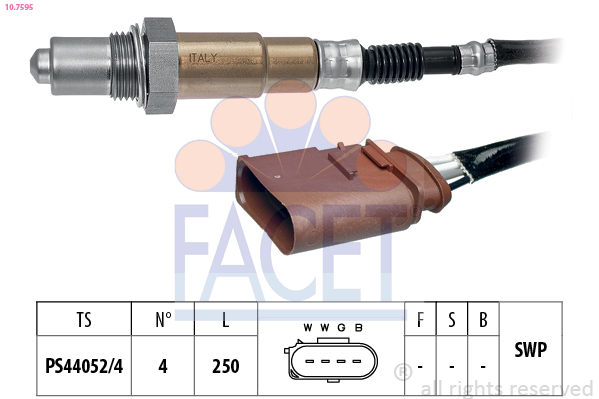 FACET Lambdasonde 107595 for VW