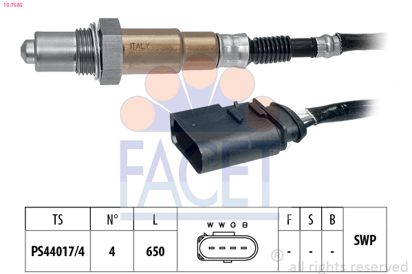FACET Lambdasonde 107585 for VW