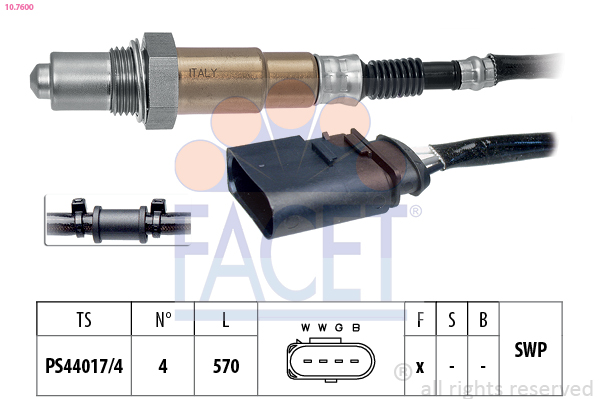 FACET Lambdasonde 107600 for VW