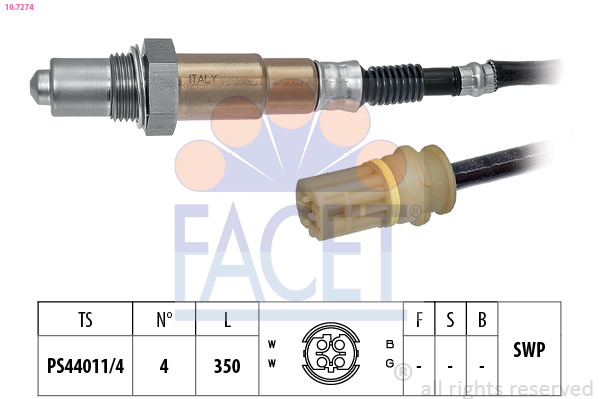 FACET Lambdasonde 107274 for BMW