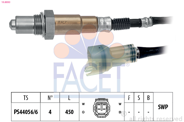 FACET Lambdasonde 108093 for SUZUKI