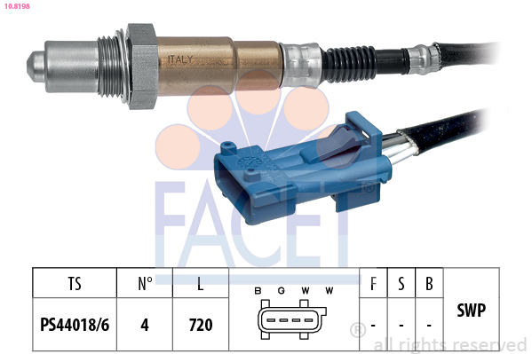 FACET Lambdasonde 108198 for BMW