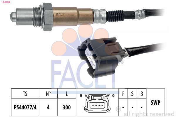 FACET Lambdasonde 108200 for NISSAN
