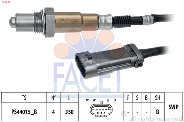 FACET Lambdasonde 108282 for RENAULT