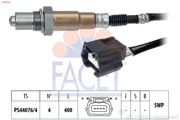 FACET Lambdasonde 108226 for NISSAN INFINITI