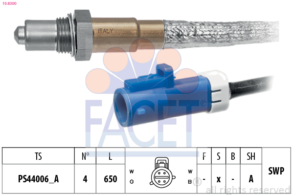 FACET Lambdasonde 108300 for FORD