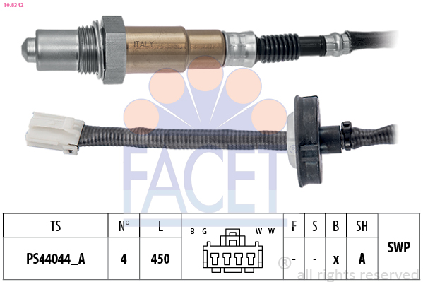 FACET Lambdasonde 108342 for SMART MITSUBISHI