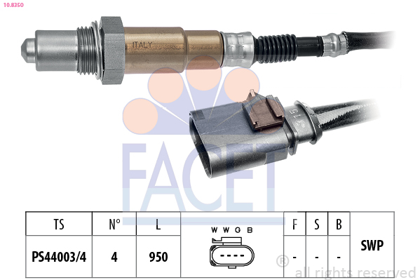 FACET Lambdasonde 108350 for VW