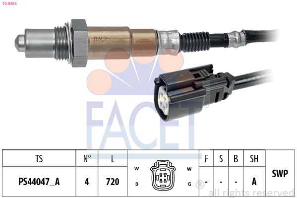 FACET Lambdasonde 108364 for FORD