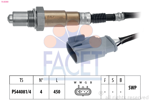 FACET Lambdasonde 108380 for JEEP