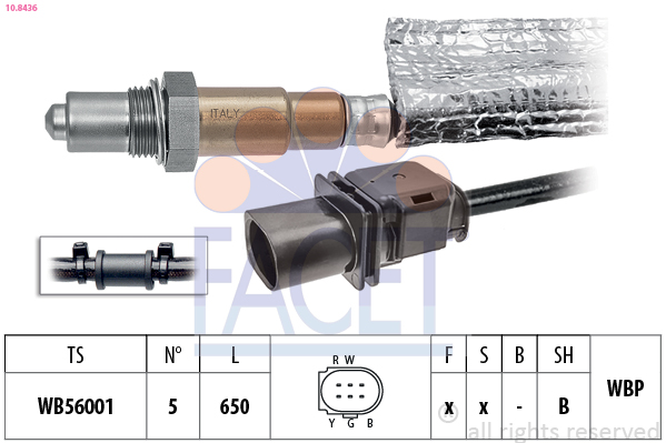 FACET Lambdasonde 108436 for VW