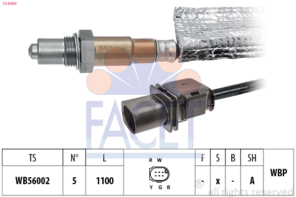 FACET Lambdasonde 108489 for BMW MERCEDES-BENZ