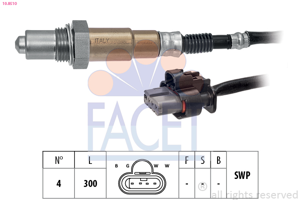 FACET Lambdasonde 108510 for FORD