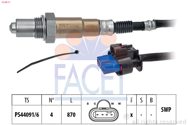 FACET Lambdasonde 108511 for FORD