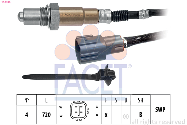 FACET Lambdasonde 108539 for MAZDA