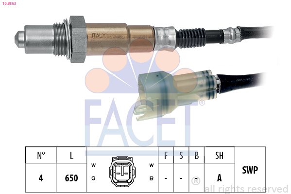 FACET Lambdasonde 108563 for SUZUKI SUBARU