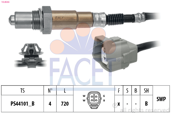 FACET Lambdasonde 108565 for MAZDA