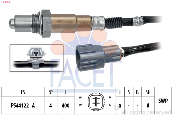 FACET Lambdasonde 108604 for MAZDA