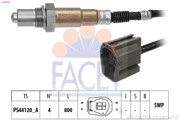 FACET Lambdasonde 108562 for MAZDA