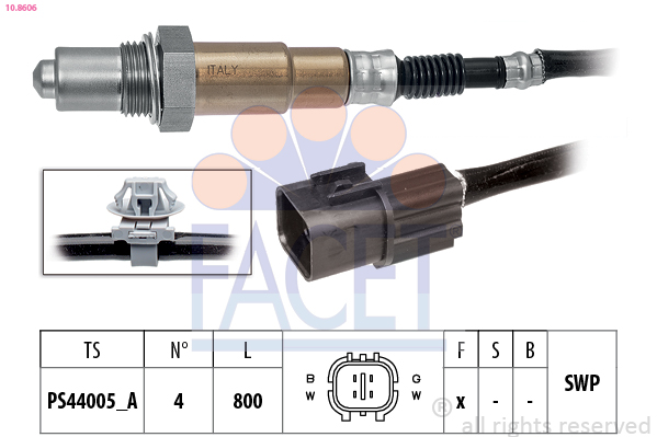 FACET Lambdasonde 108606 for HYUNDAI