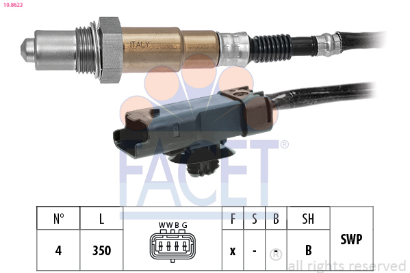 FACET Lambdasonde 108623 for DR CHERY