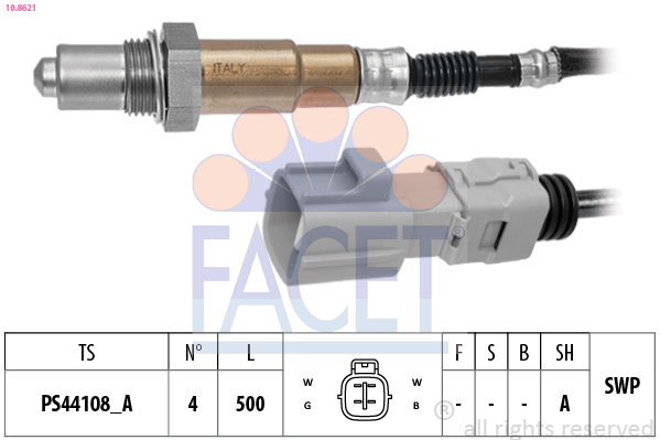 FACET Lambdasonde 108621 for TOYOTA