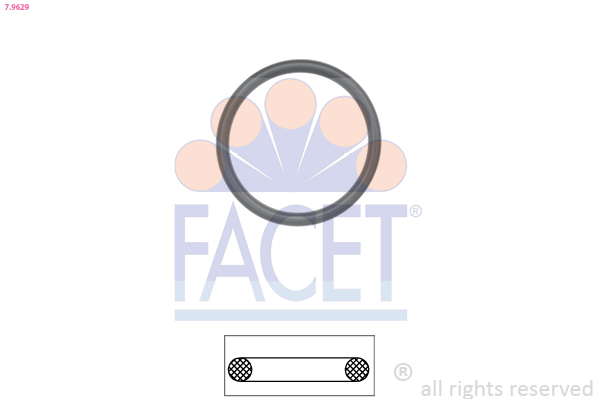 FACET Pakning, termostat 79629 for FORD USA JAGUAR MAZDA