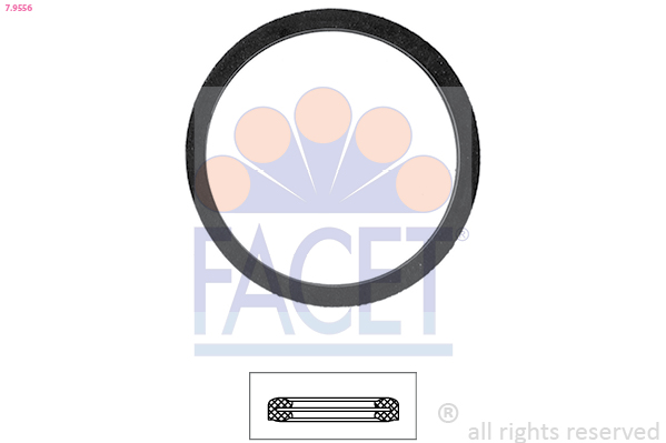 FACET Pakning, termostat 79556 for VOLVO RENAULT