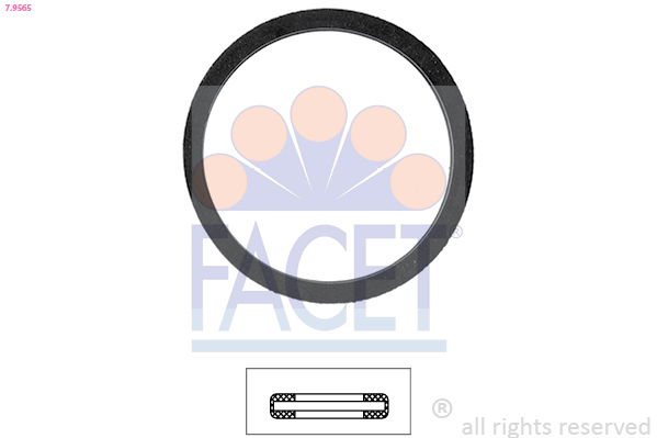 FACET Pakning, termostat 79565 for PEUGEOT