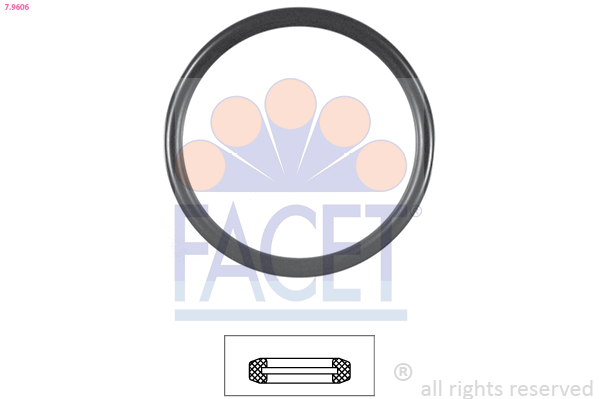 FACET Pakning, termostat 79606 for SUBARU