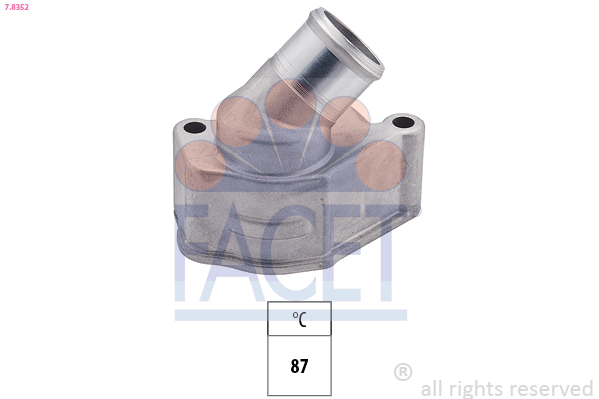 FACET Termostat, kølemiddel 78352 for OPEL GENERAL MOTORS