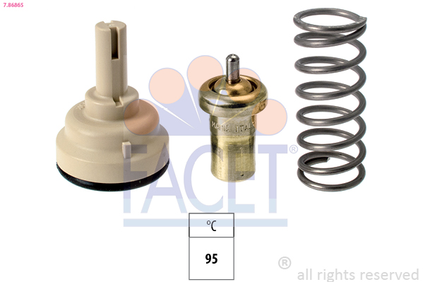 FACET Termostat, kølemiddel 78686s for SEAT