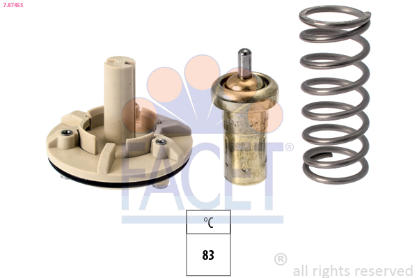 FACET Termostat, kølemiddel 78745s for VW