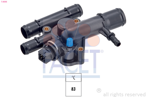 FACET Termostat, kølemiddel 78505 for OPEL GENERAL MOTORS NISSAN RENAULT