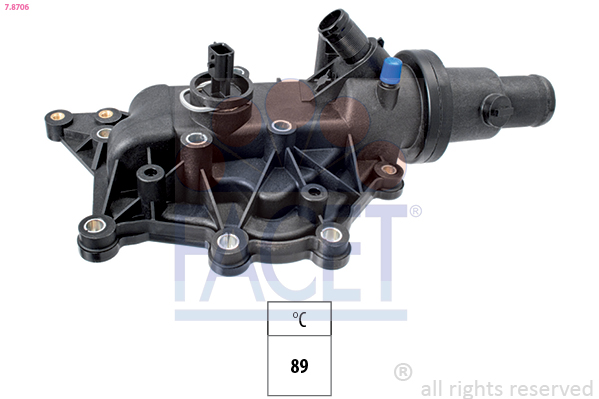 FACET Termostat, kølemiddel 78706 for DACIA