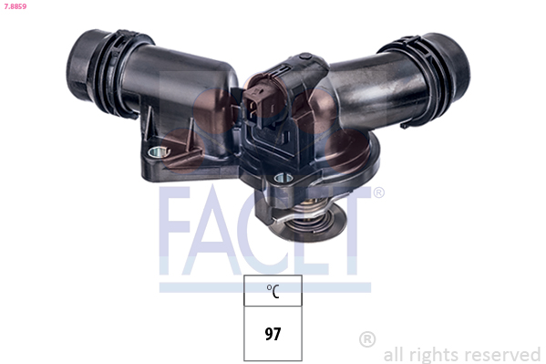 FACET Termostat, kølemiddel 78859 for BMW