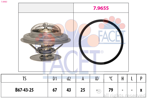 FACET 78983 for IVECO MAN MERCEDES-BENZ
