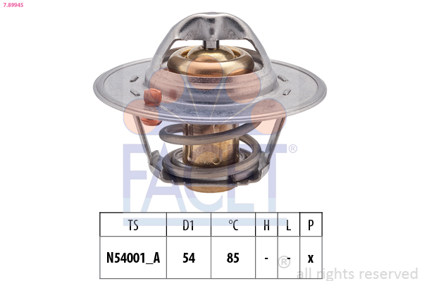 FACET Termostat, kølemiddel 78994s for OPEL GENERAL MOTORS