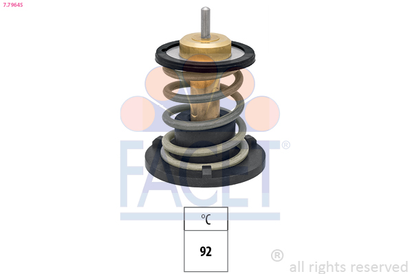 FACET Termostat, kølemiddel 77964s for VW