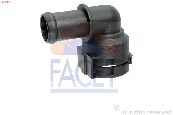 FACET Kølevæskeflange 260007 for SKODA