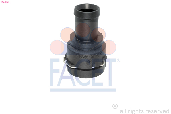 FACET Kølevæskeflange 260022 for SKODA