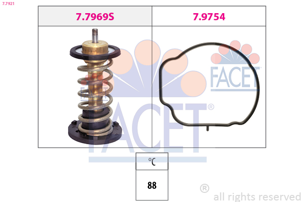 FACET Termostat, kølemiddel 77921 for MINI