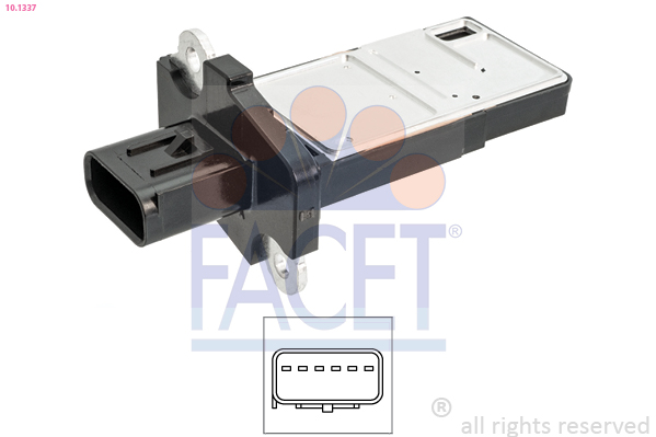 FACET Luftmængdesensor 101337 for FORD FORD USA ASTON MARTIN