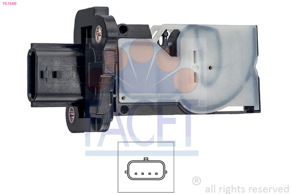 FACET Luftmængdesensor 101560 for MITSUBISHI DACIA ALPINE NISSAN