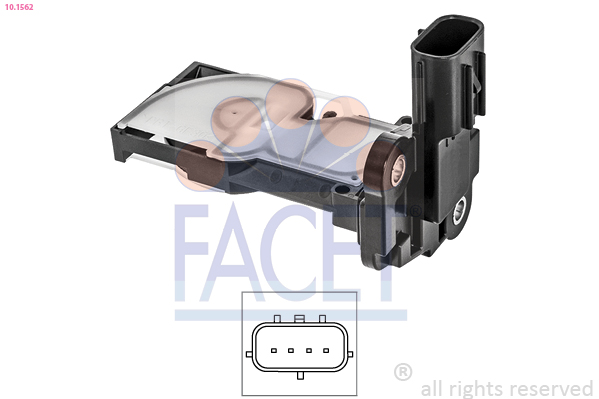 FACET Luftmængdesensor 101562 for LEXUS TOYOTA MAZDA