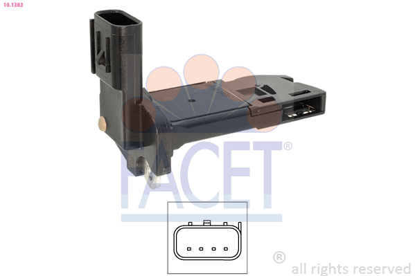 FACET Luftmængdesensor 101383 for FORD VOLVO JAGUAR MAZDA LAND ROVER