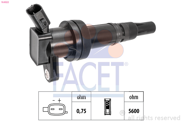 FACET Tændspole 96522 for KIA