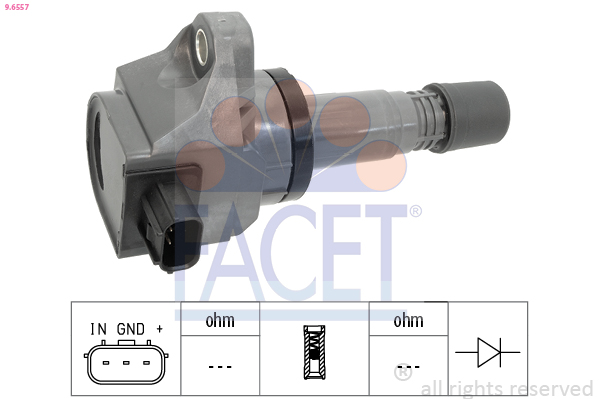 FACET Tændspole 96557 for HONDA