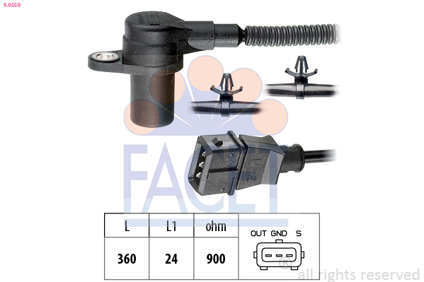 FACET Impulsgiver, krumtapaksel 90559 for KIA