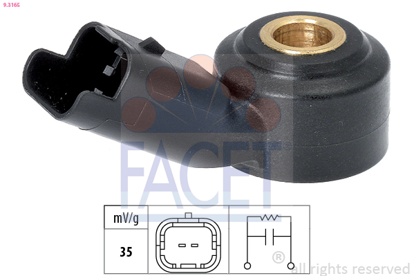 FACET Bankesensor 93165 for GENERAL MOTORS MINI DS FIAT PEUGEOT